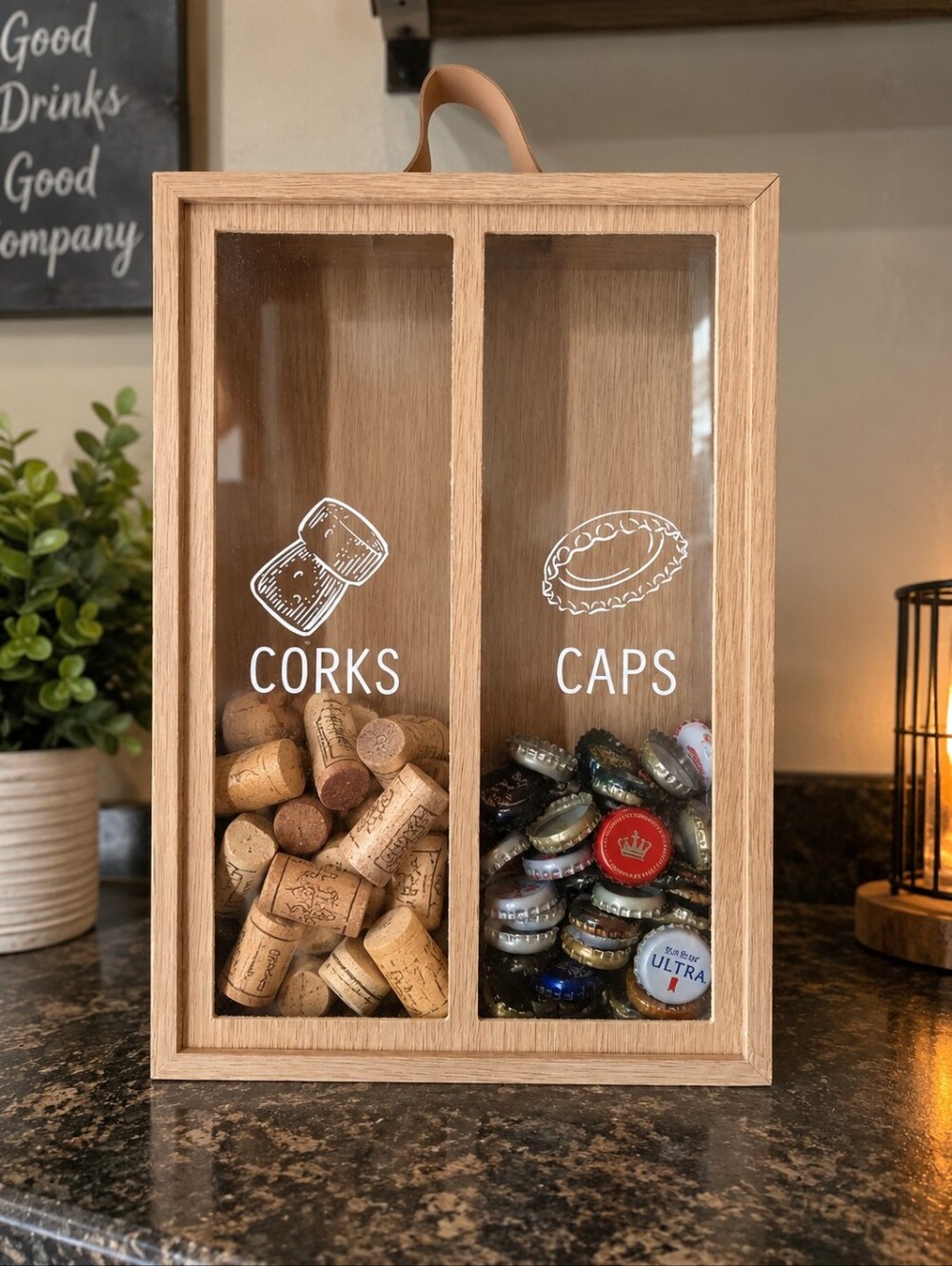 Kitchen/Bar Home Decor Corks&Caps Collector. NWT